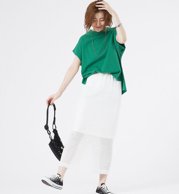 abahouse mavie「メッシュタイトスカート」|スカート|