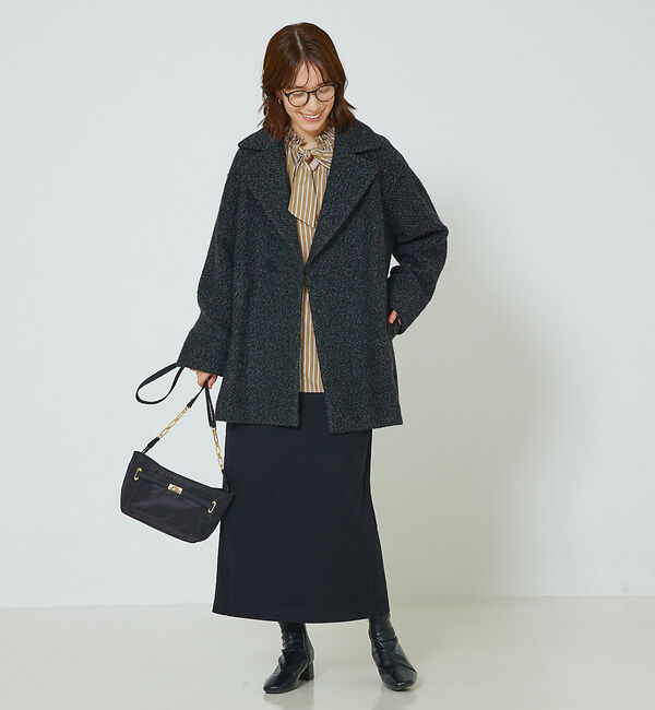 abahouse mavie「【セットアップ対応】ウォームジャージータイトスカート」|スカート|