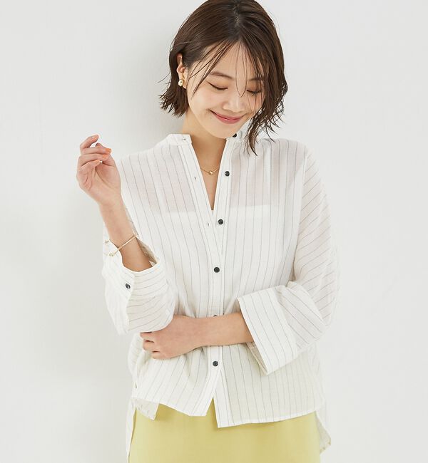 abahouse mavie「シアードルマンシャツ」|シャツ・ブラウス|