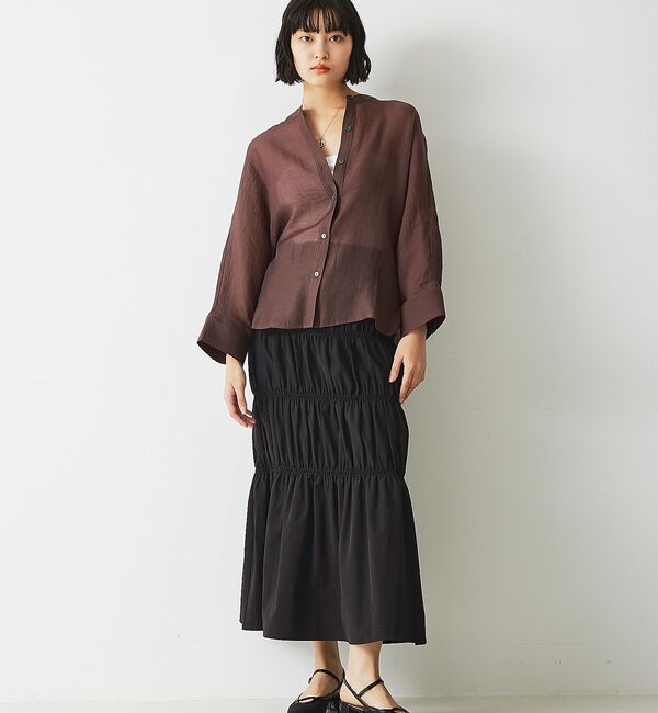 abahouse mavie「シアードルマンシャツ」|シャツ・ブラウス|