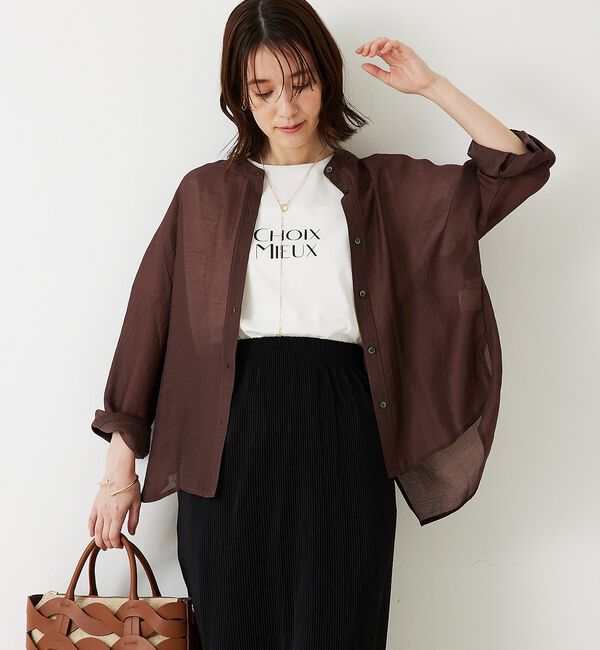 abahouse mavie「シアードルマンシャツ」|シャツ・ブラウス|