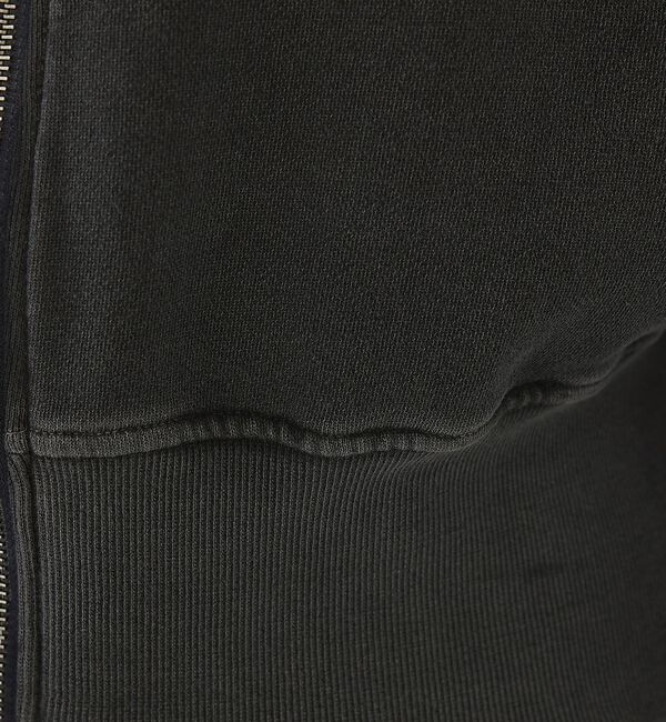 abahouse mavie「【裏毛】ピグメントショートジップパーカー/ヴィンテージ風/長袖/スウェット/春服」|パーカー|