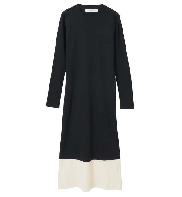 TIARA「バイカラーニットワンピ―ス」|ワンピース|