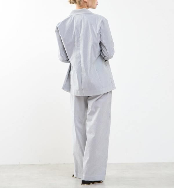 SOFFITTO「【A_/エース】サッカー ストライプジャケット」|テーラードジャケット|