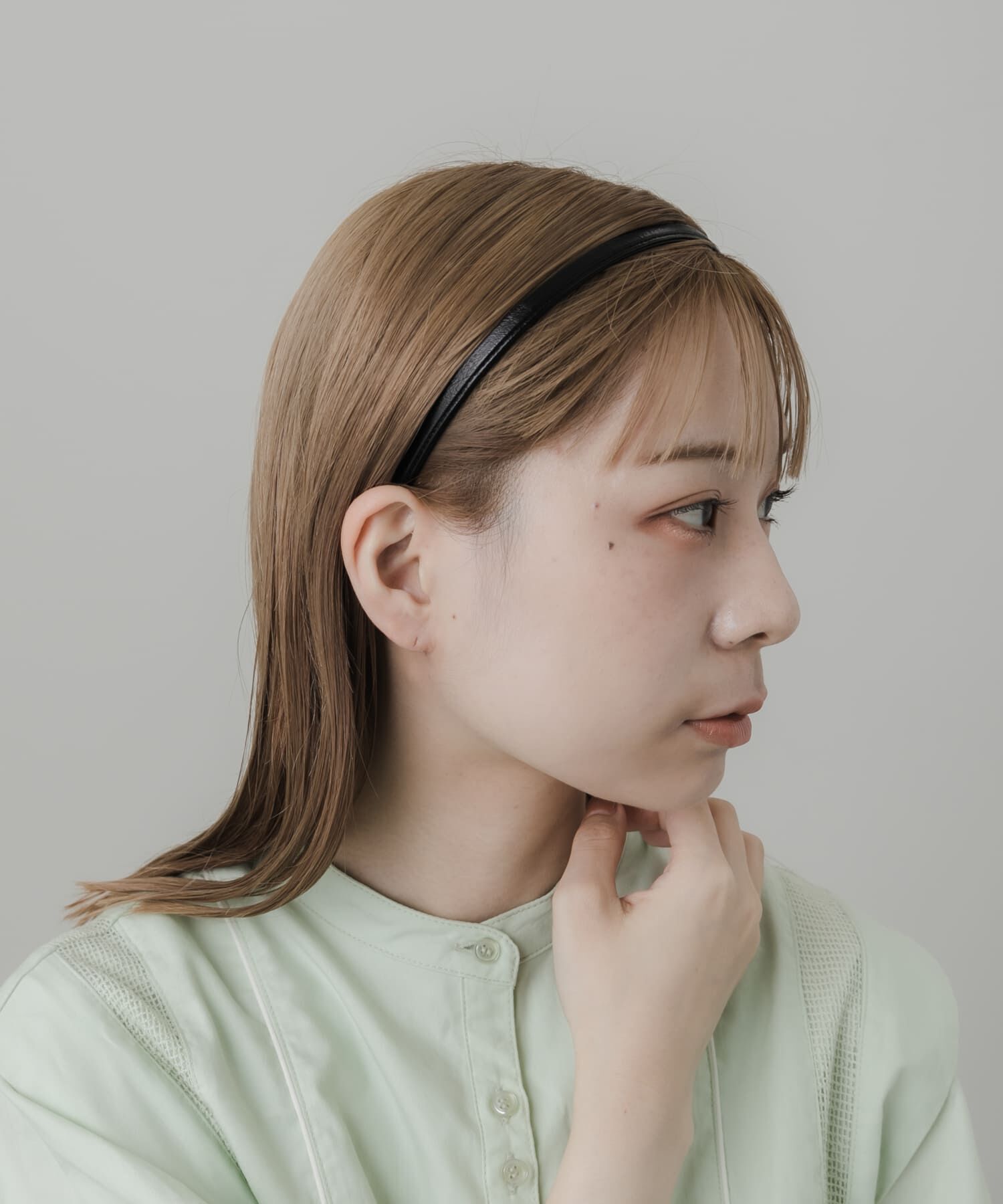 SMELLY「スリムフェイクレザーカチューシャ」|カチューシャ|