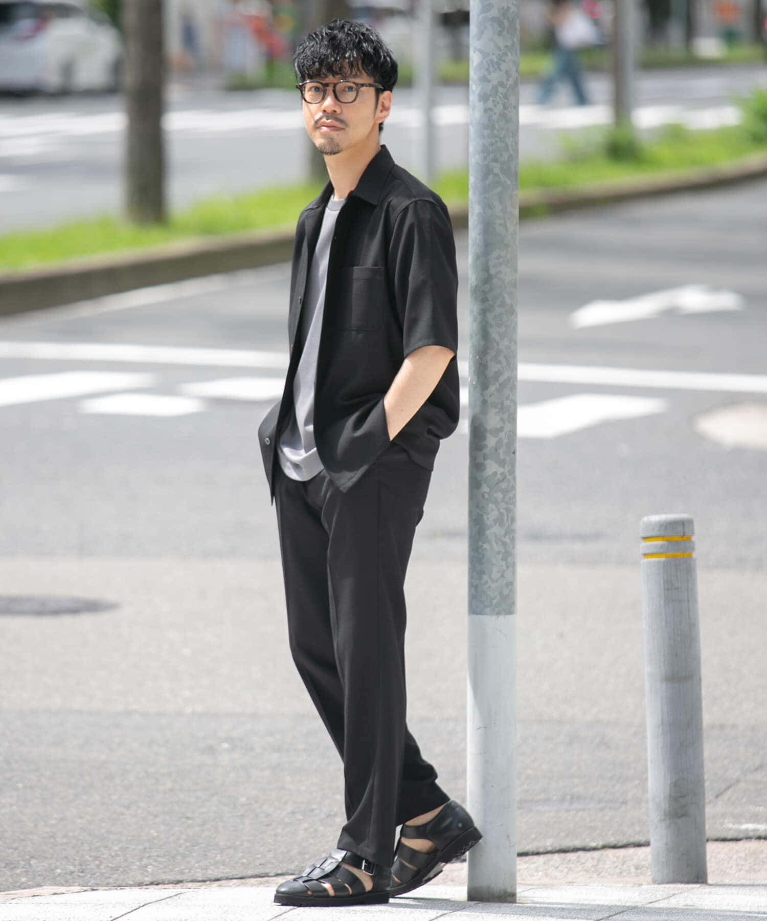 URBAN RESEARCH ROSSO「『WEB限定』『セットアップ対応』パナマ風オープンカラー半袖シャツ」|シャツ・ブラウス|