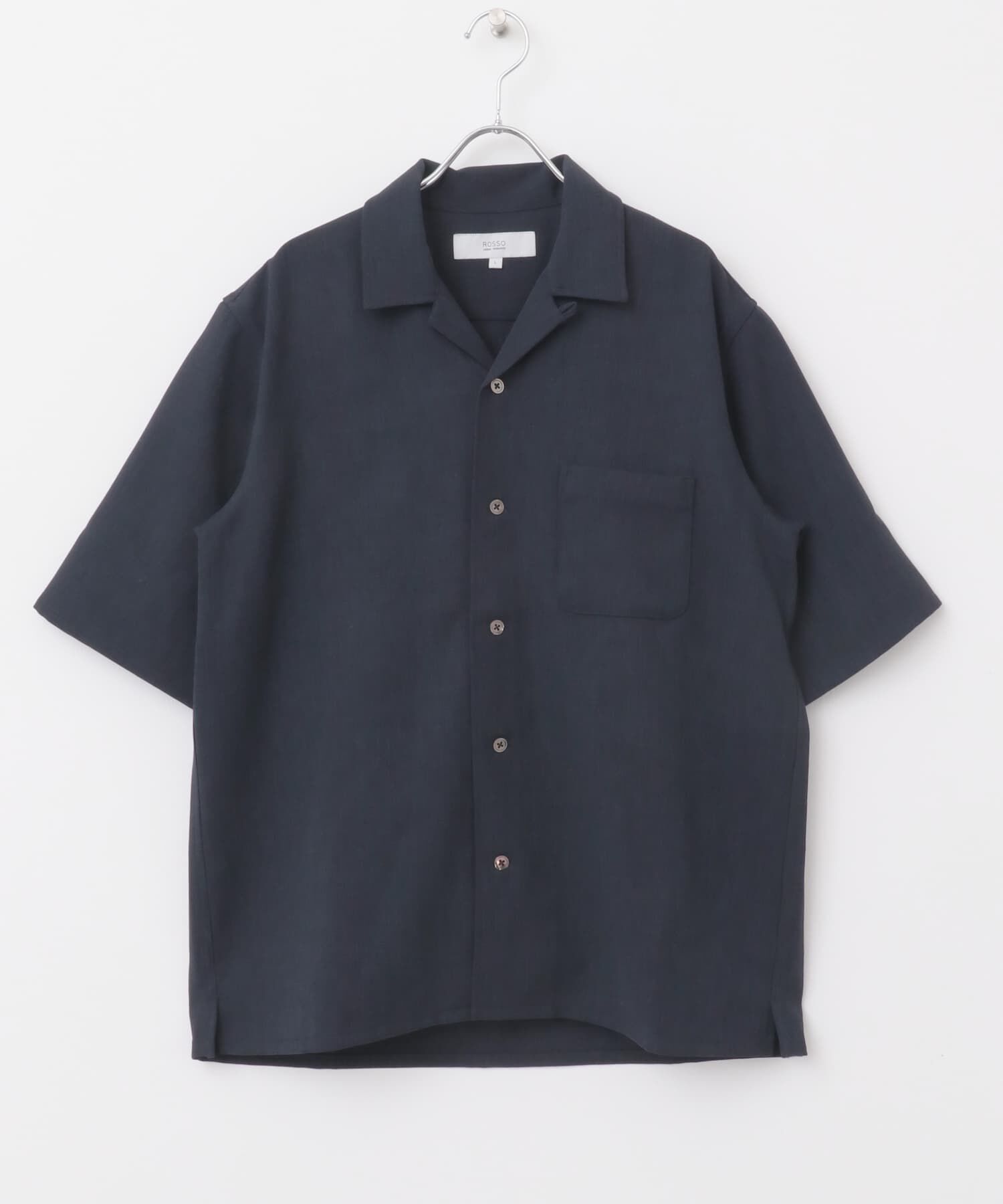 URBAN RESEARCH ROSSO「『WEB限定』『セットアップ対応』パナマ風オープンカラー半袖シャツ」|シャツ・ブラウス|