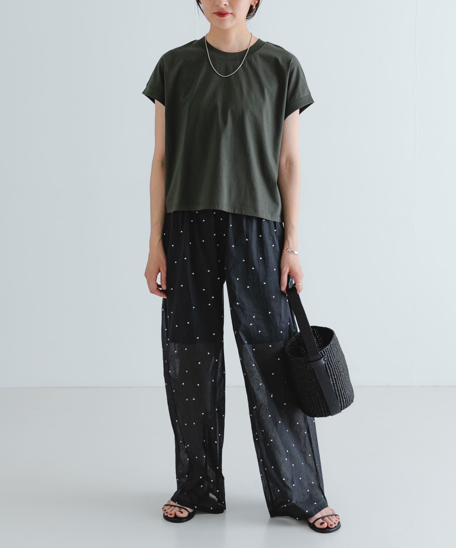 URBAN RESEARCH「スーピマコットンフレンチスリーブカットソー」|Tシャツ・カットソー|