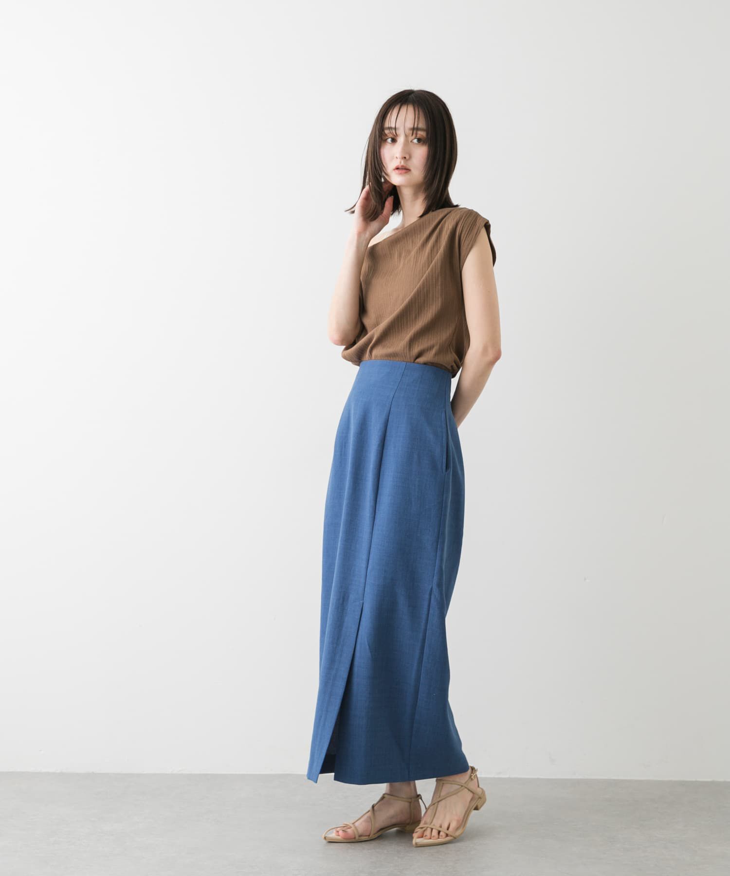 SENSE OF PLACE by URBAN RESEARCH「ランダムリブワンショルダーカットトップ」|Tシャツ・カットソー|