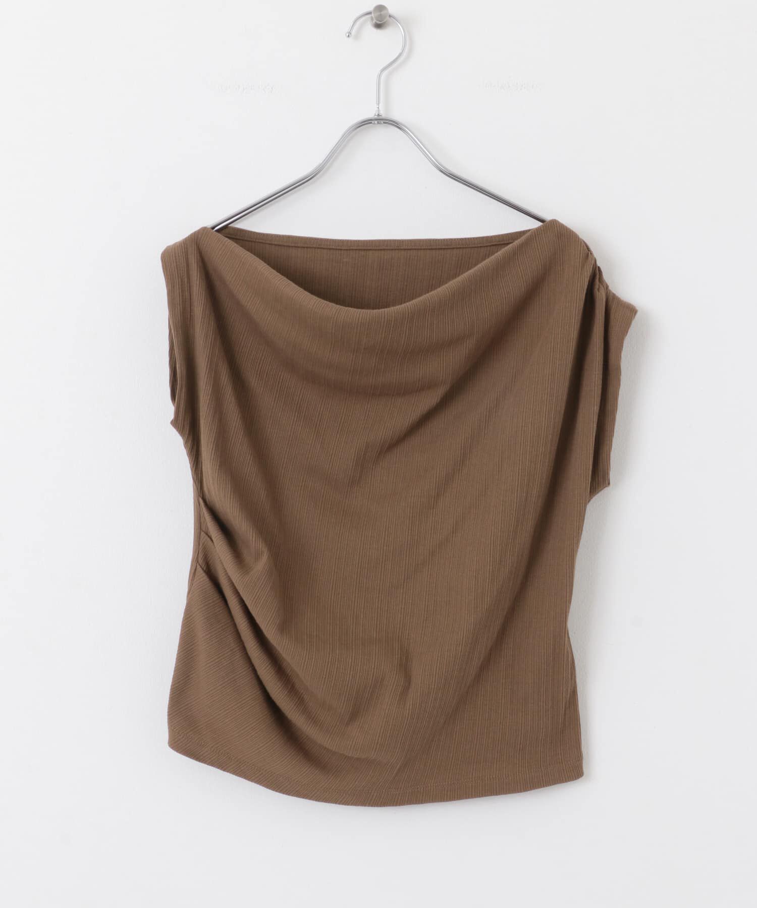 SENSE OF PLACE by URBAN RESEARCH「ランダムリブワンショルダーカットトップ」|Tシャツ・カットソー|