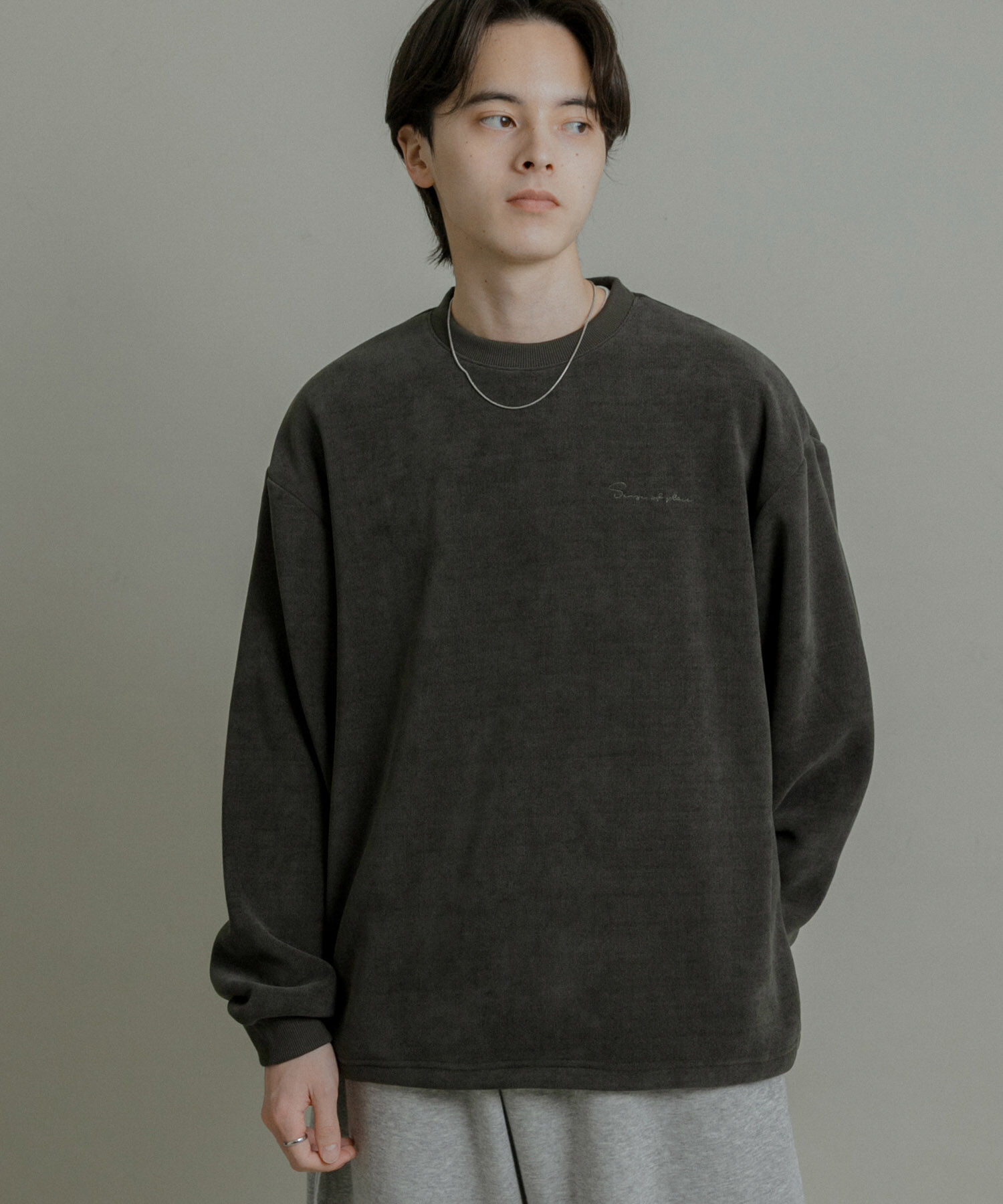 SENSE OF PLACE by URBAN RESEARCH「ニットフリースクルーネックプルオーバー」|ニット・セーター|