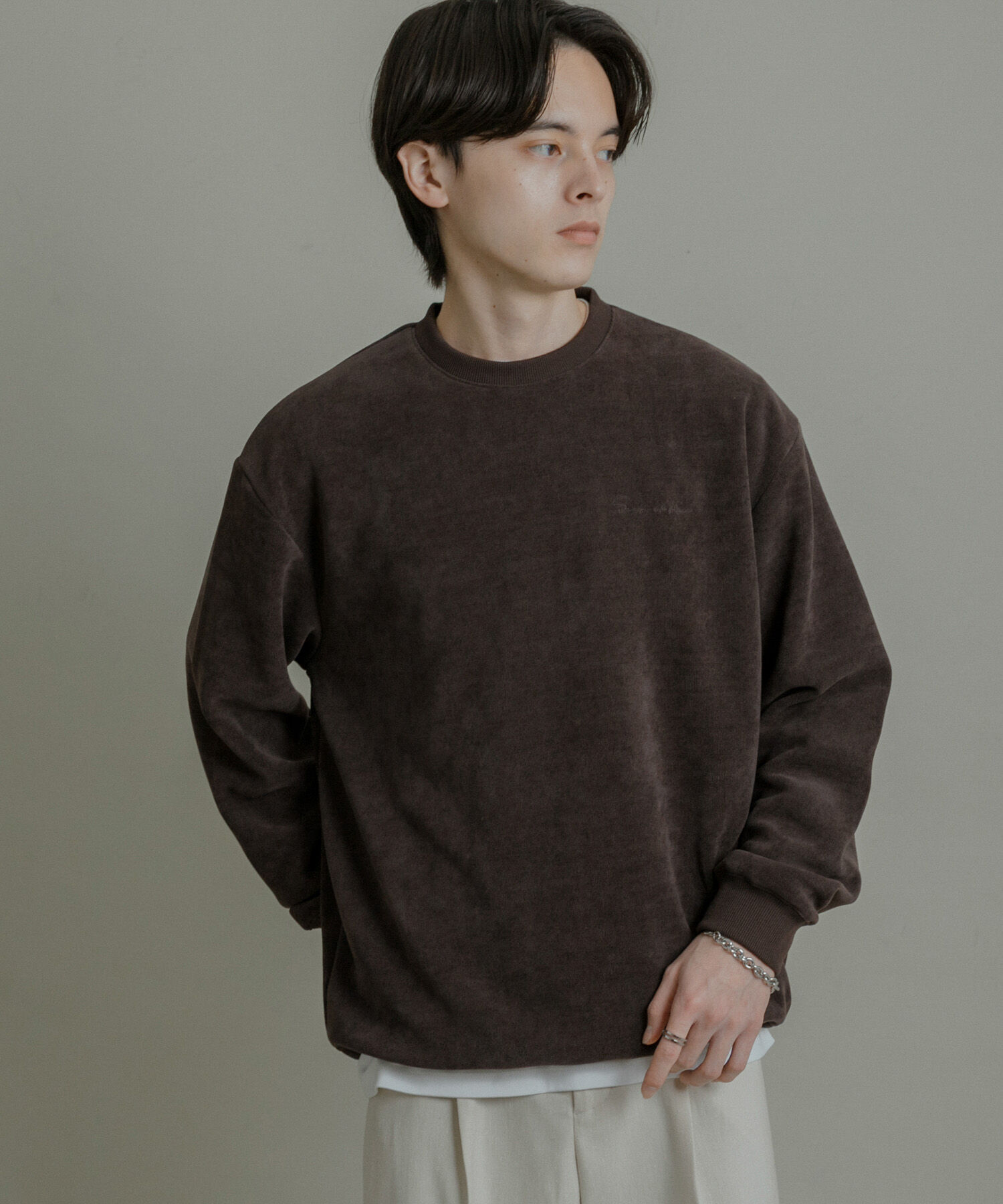 SENSE OF PLACE by URBAN RESEARCH「ニットフリースクルーネックプルオーバー」|ニット・セーター|