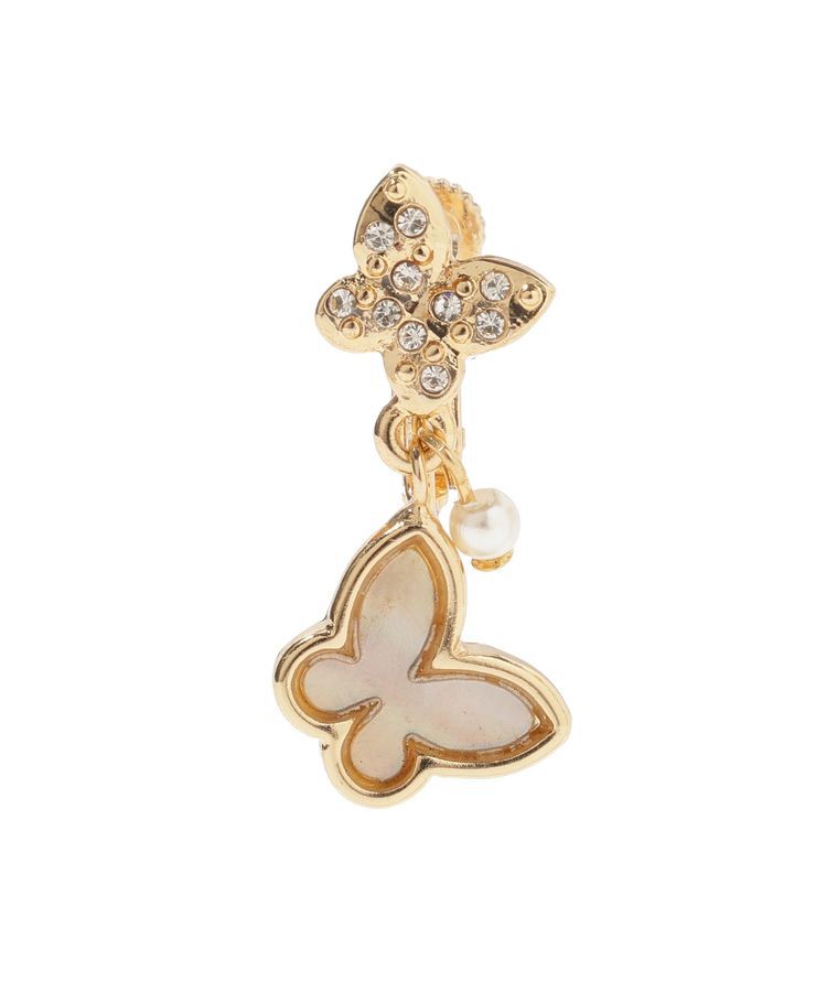 Maison de FLEUR「バタフライシェルイヤリング」|イヤリング|
