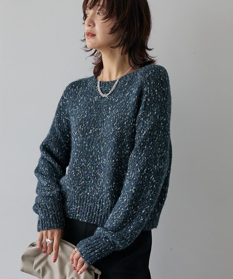 AMERICAN HOLIC「ラメmixネップニットプルオーバー」|ニット・セーター|
