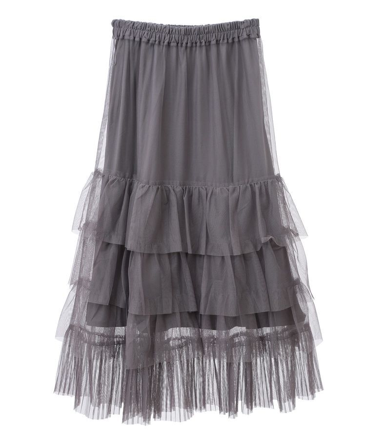 Green Parks「2wayチュールティアードフリルスカート(ペチ付き)」|スカート|