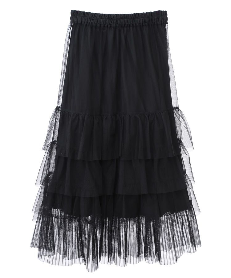 Green Parks「2wayチュールティアードフリルスカート(ペチ付き)」|スカート|