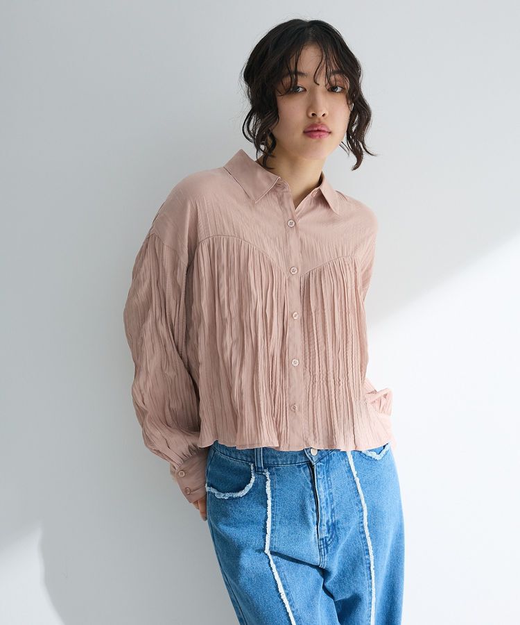 Green Parks「・SUGAR SPOON ワッシャーキリカエブラウス」|シャツ・ブラウス|