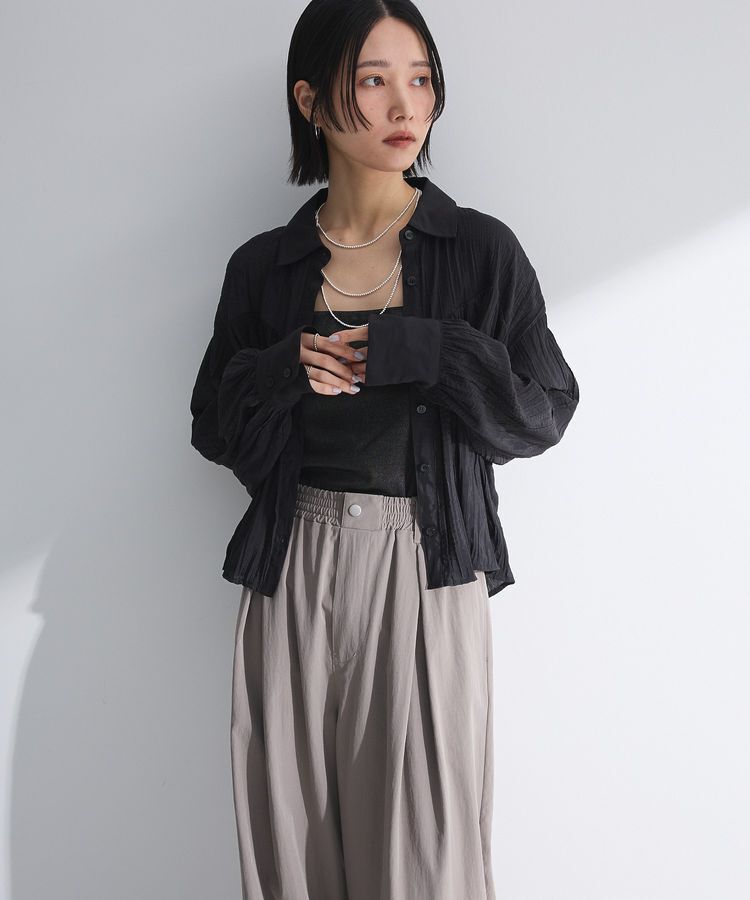 Green Parks「・SUGAR SPOON ワッシャーキリカエブラウス」|シャツ・ブラウス|