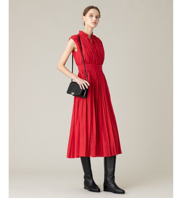 LOULOU WILLOUGHBY「【LOULOU WILLOUGHBY】ランダムプリーツワンピース」|ワンピース|