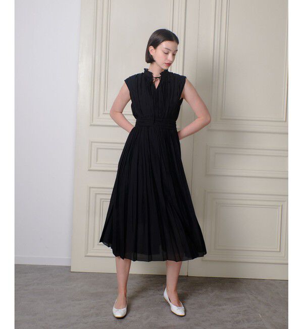 LOULOU WILLOUGHBY「【LOULOU WILLOUGHBY】ランダムプリーツワンピース」|ワンピース|