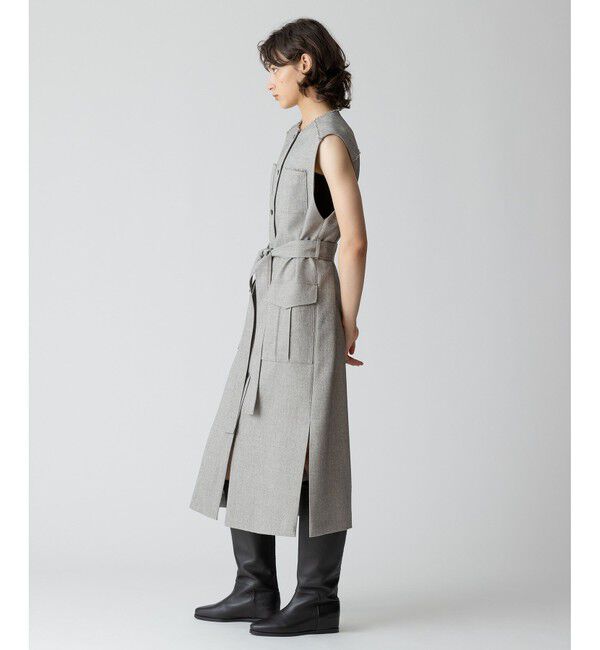 allureville「メランジミニヘリンボンジレワンピース」|ワンピース|