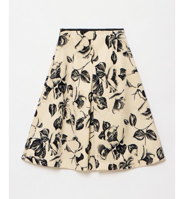 allureville「モノフロッキータックフレアスカート」|スカート|