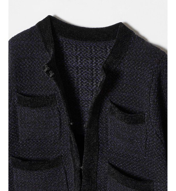 LOULOU WILLOUGHBY「【LOULOU WILLOUGHBY】ツィードニットジャケット」|カーディガン|