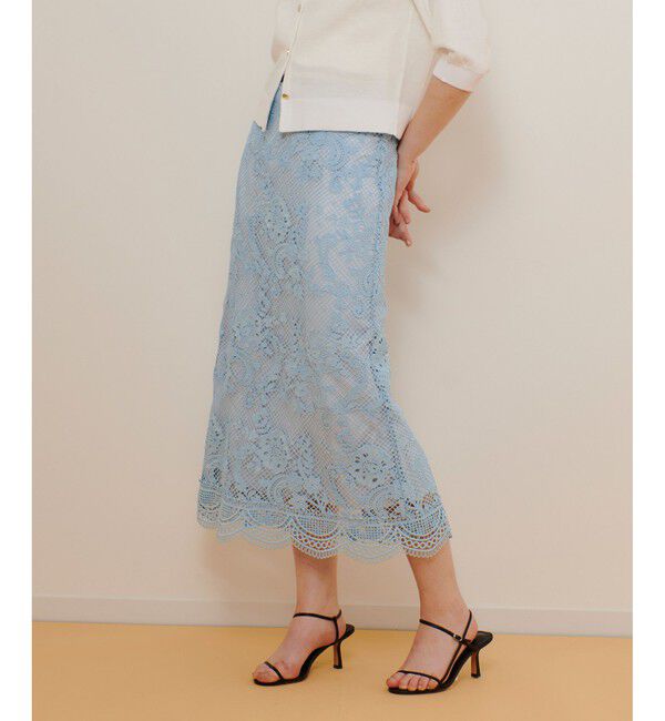 allureville「メッシュレーススカート」|スカート|