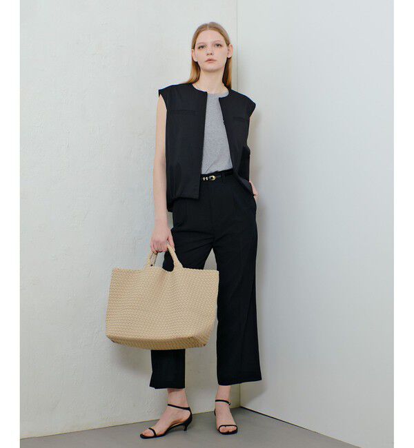 allureville「チノギャザリングヘムジレブルゾン」|ブルゾン・スタジャン|