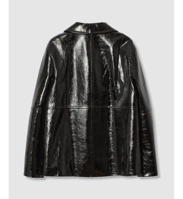 LOULOU WILLOUGHBY「【LOULOU WILLOUGHBY】クラッシュエナメルレザーブルゾン」|ブルゾン・スタジャン|