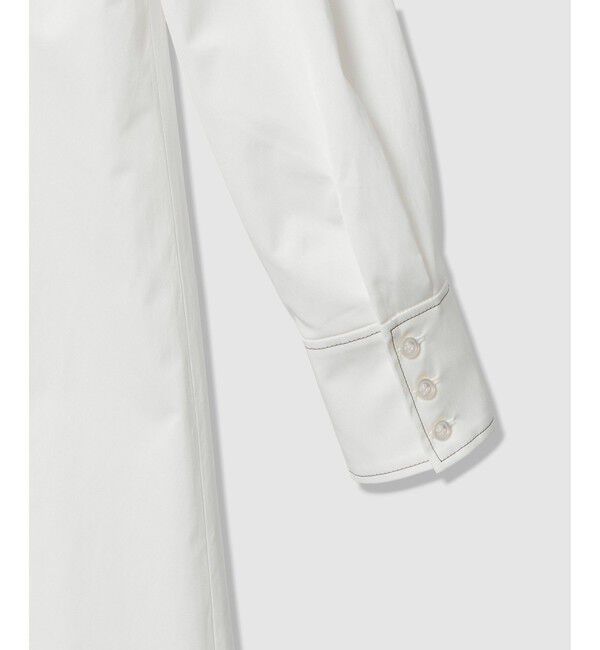 LOULOU WILLOUGHBY「【LOULOU WILLOUGHBY】メモリーツイルティアードシャツワンピース」|ワンピース|