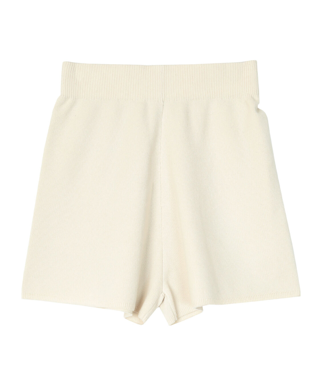 SEA DRESS「シンプルニットショートパンツ」|ショーツ|アイボリー
