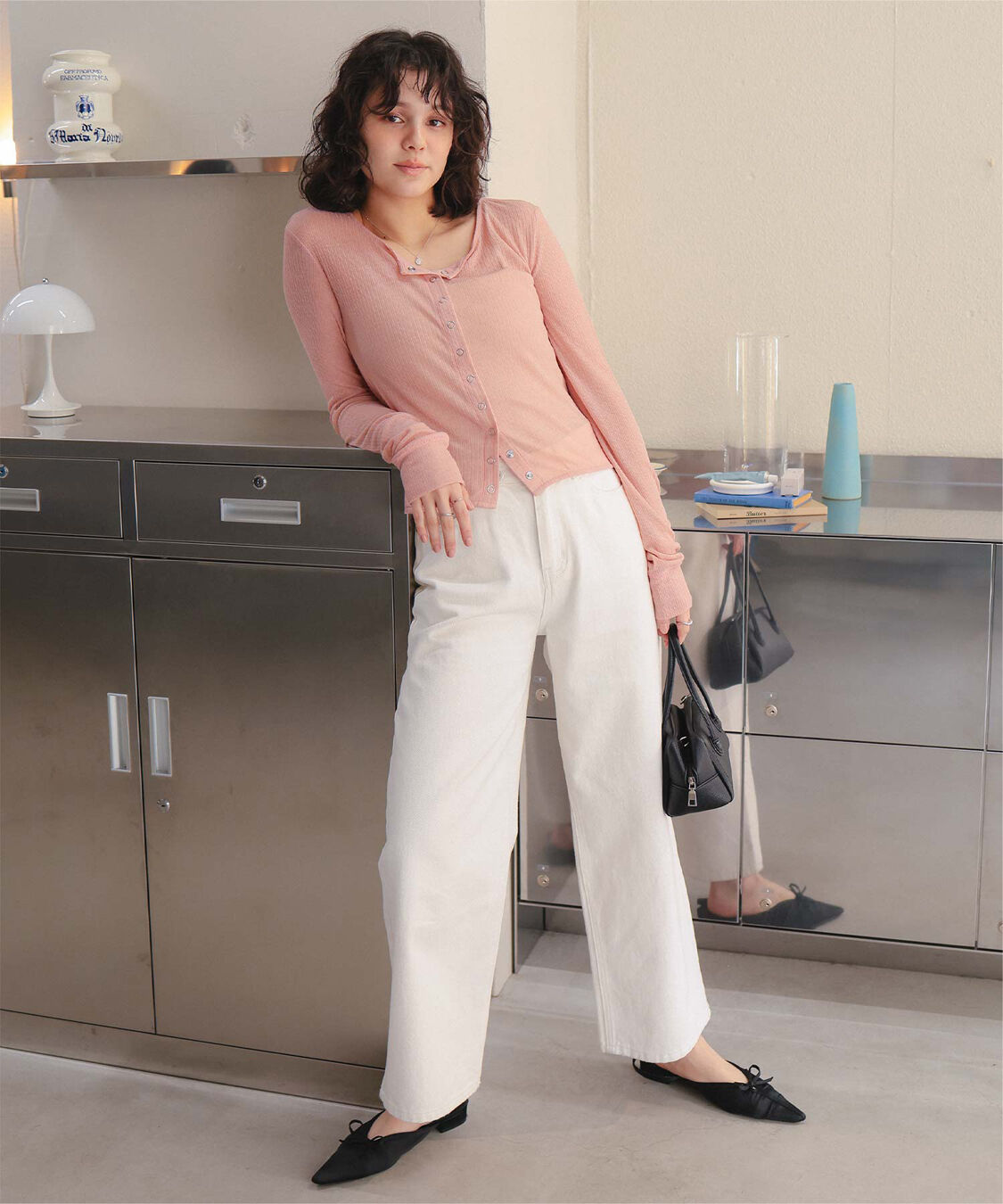 titivate「シアーテレコカーディガン」|ニット・セーター|