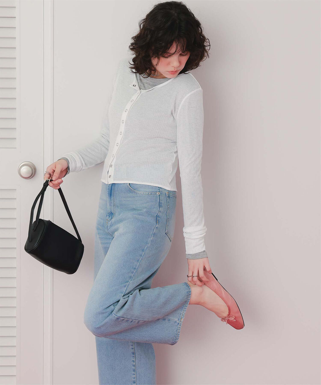 titivate「シアーテレコカーディガン」|ニット・セーター|