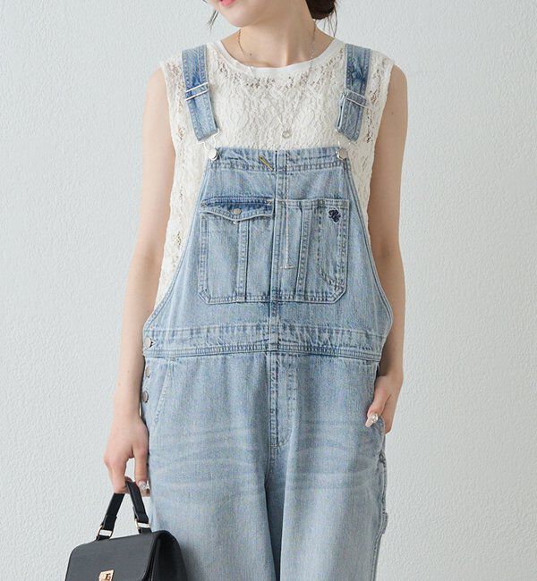  「綿麻デニムサロペット」|その他|