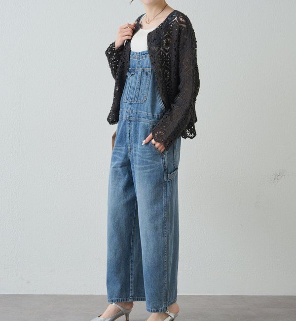  「綿麻デニムサロペット」|その他|