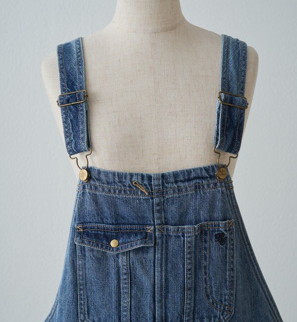  「綿麻デニムサロペット」|その他|
