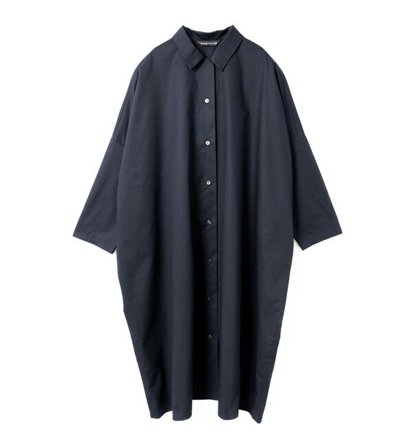 mizuiro ind「mizuiro ind ワイドシャツコート」|その他|ネイビー