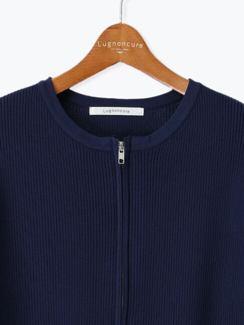 Lugnoncure「ダブルジップクルーネックカーディガン《2025spring catalog item》」|カーディガン|
