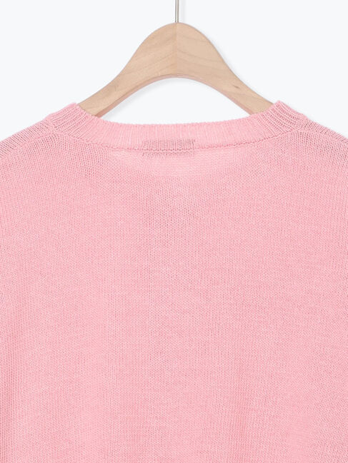 Samansa Mos2「花刺繍入りカーディガン」|カーディガン|