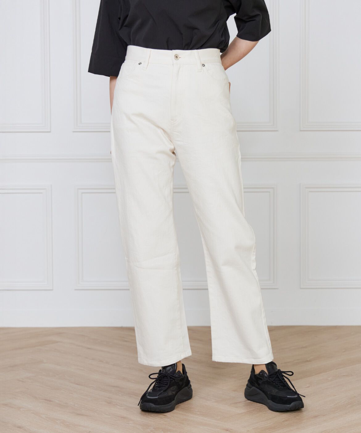 DAY by DAY it&rsquo;s international「デニムストレートパンツ《SUVIN DENIM》」|デニム|アイボリー2