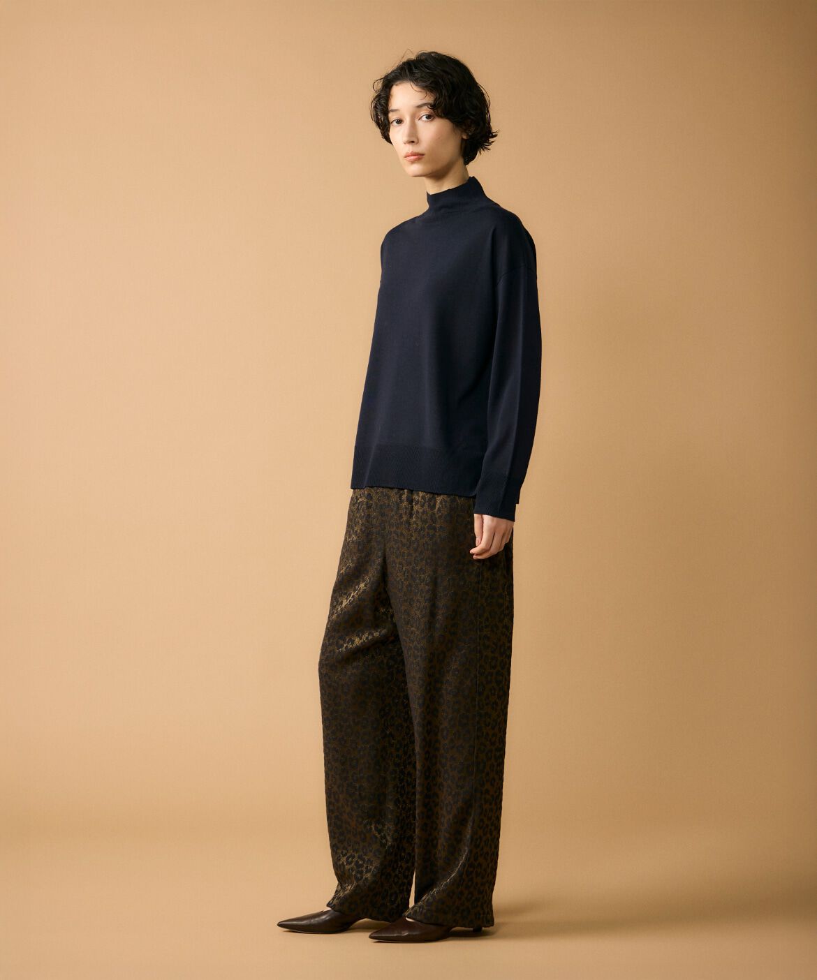 7-IDconcept.「ハイネックボリュームプルオーバー」|ニット・セーター|