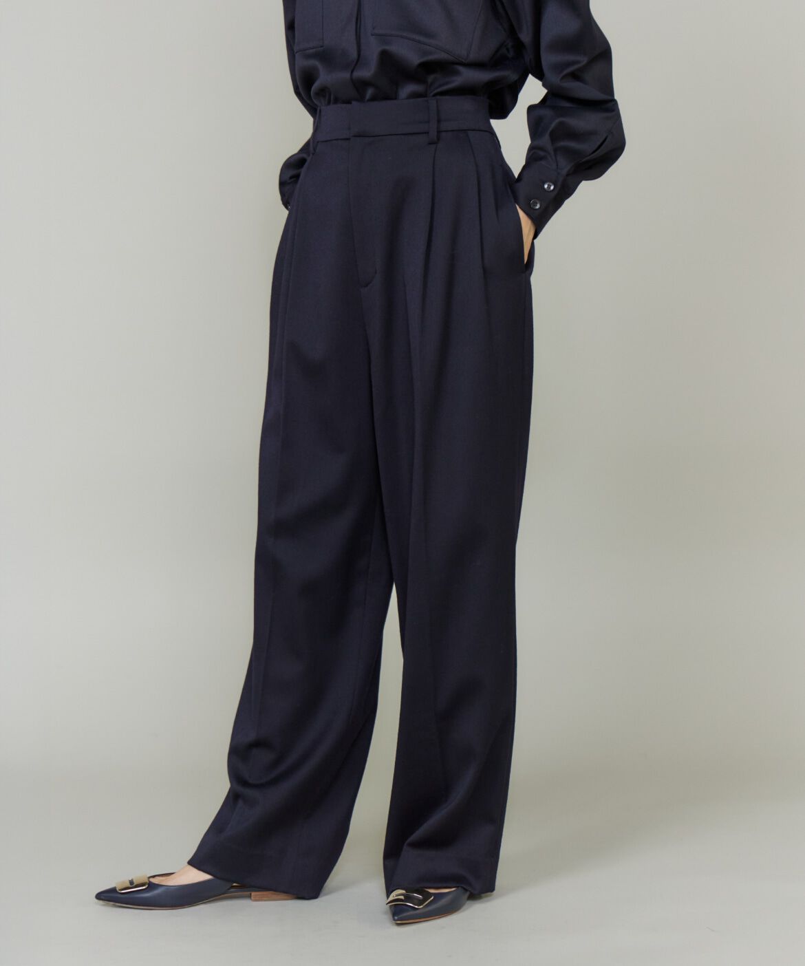 INED「ツータックセミワイドパンツ」|その他|