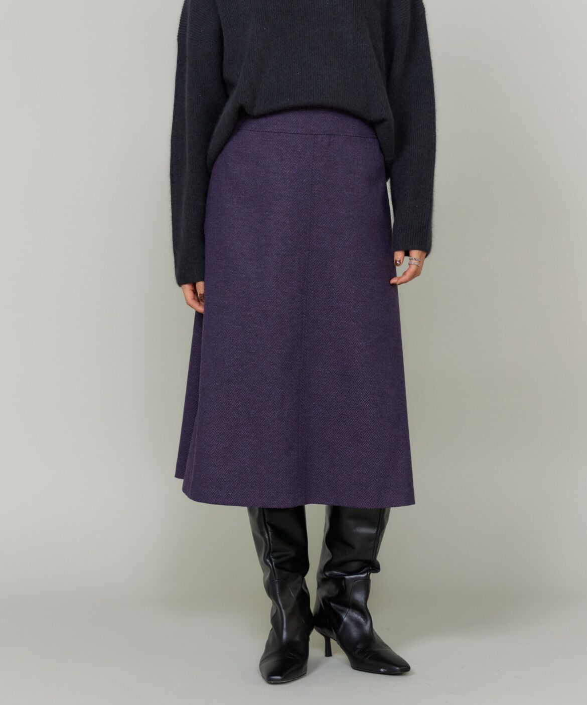 Le Souk「《大きいサイズ》Aラインスカート」|台形|