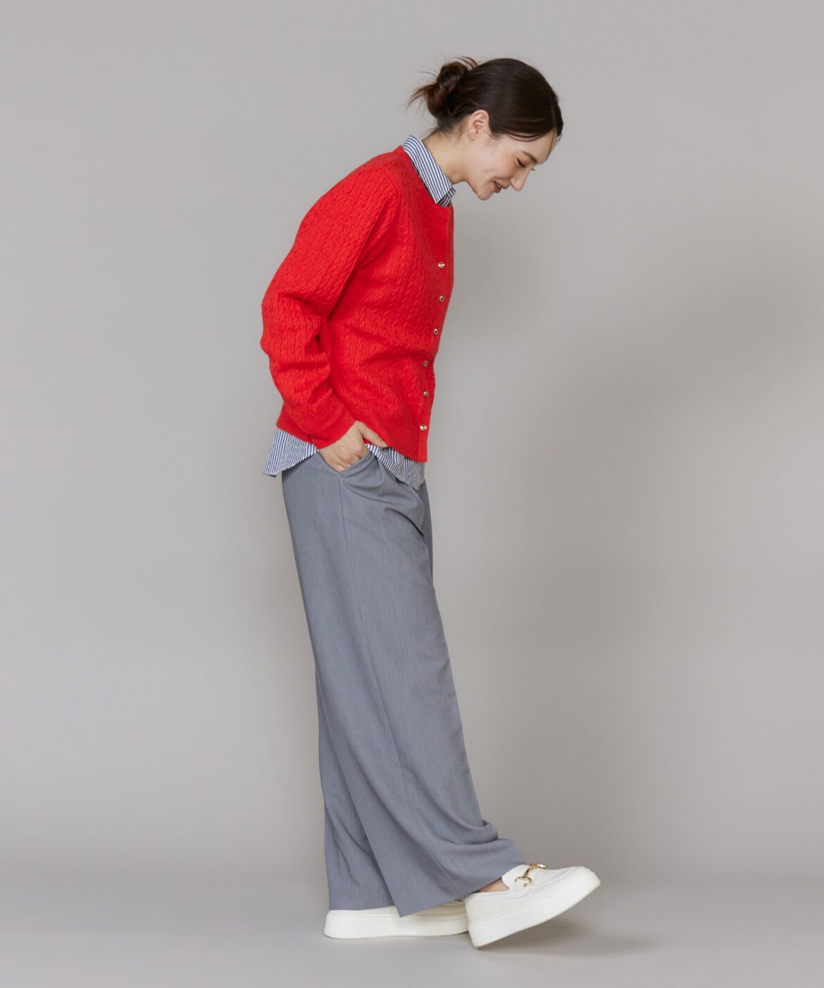 DAY by DAY it&rsquo;s international「ケーブル柄アルパカニットカーディガン」|カーディガン|