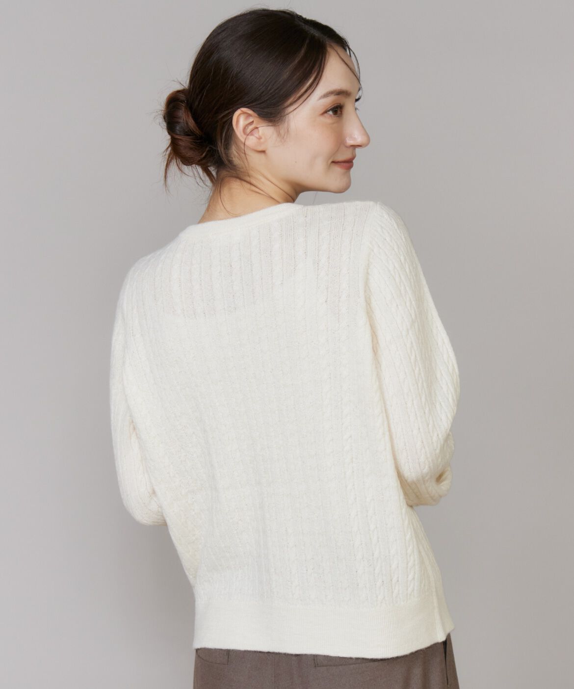 DAY by DAY it&rsquo;s international「ケーブル柄アルパカニットカーディガン」|カーディガン|