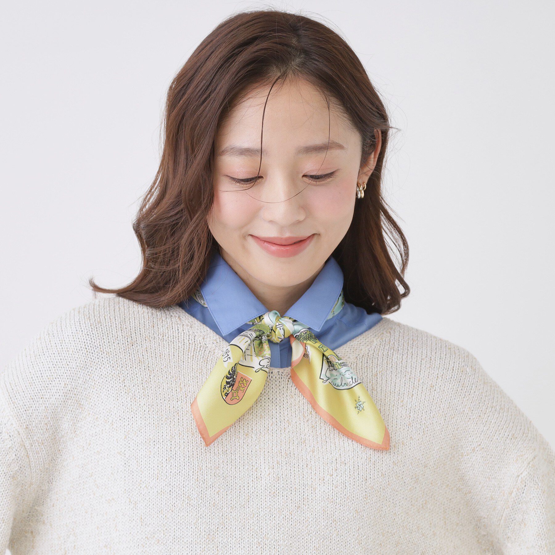 COUP DE CHANCE「【日本製】ホリデースカーフ」|バンダナ・スカーフ|