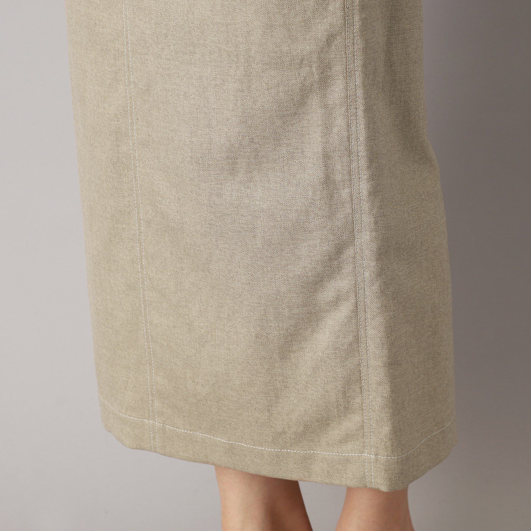 DRESSTERIOR「【洗える/後ろウエストゴム】リネンブレンドタイトスカート」|スカート|