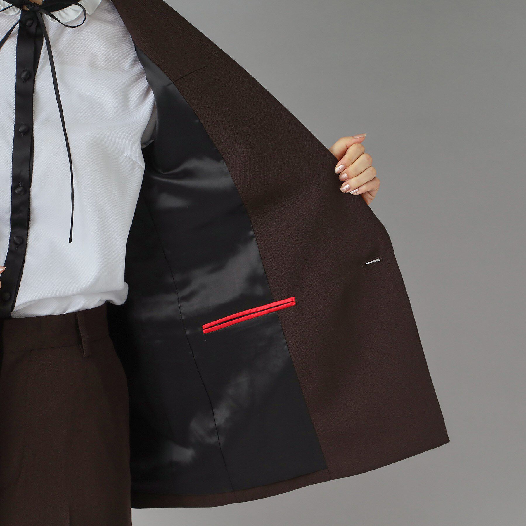 DRESSTERIOR「【セットアップ可/オンオフ】ウールビスコースカルゼジャケット」|テーラードジャケット|