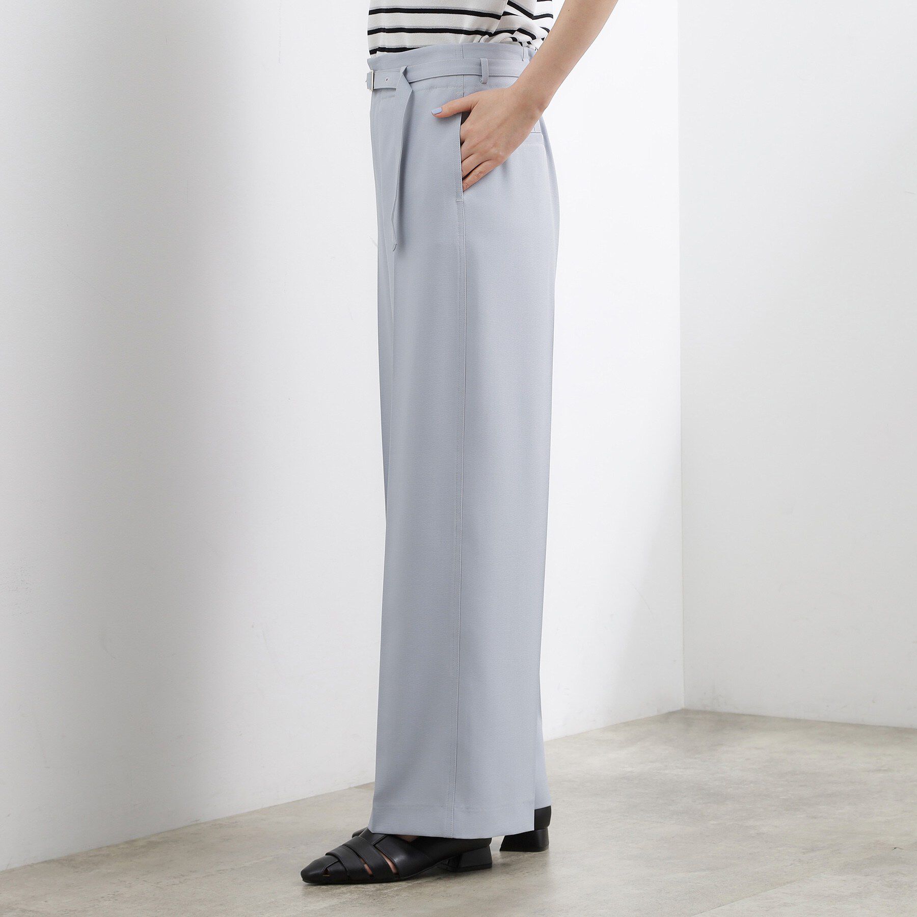 grove「ベルトワイドパンツ」|その他|